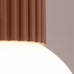 Sollux Lighting Halo lampa podsufitowa 1x8 W biała-mocca SL.1733