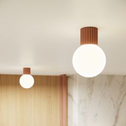 Sollux Lighting Halo lampa podsufitowa 1x8 W biała-mocca SL.1733