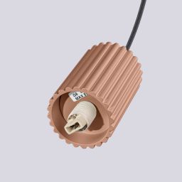 Sollux Lighting Halo lampa wisząca 1x8 W biała-mocca SL.1734