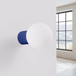 Sollux Lighting Halo kinkiet 1x8 W biały-ultramaryna SL.1737