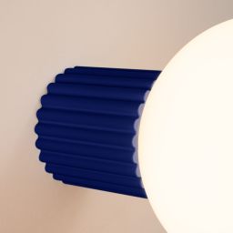 Sollux Lighting Halo kinkiet 1x8 W biały-ultramaryna SL.1737