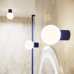 Sollux Lighting Halo kinkiet 1x8 W biały-ultramaryna SL.1737