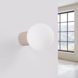 Sollux Lighting Halo kinkiet 1x8 W biały/taupe SL.1742