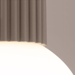 Sollux Lighting Halo lampa podsufitowa 1x8 W biała-taupe SL.1743