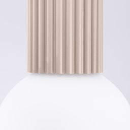 Sollux Lighting Halo lampa podsufitowa 1x8 W biała-taupe SL.1743