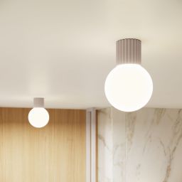 Sollux Lighting Halo lampa podsufitowa 1x8 W biała-taupe SL.1743