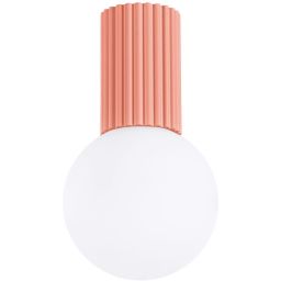 Sollux Lighting Halo lampa podsufitowa 1x8 W biała/brzoskwiniowy SL.1753
