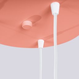 Sollux Lighting Halo lampa wisząca 3x8 W biała/brzoskwiniowa SL.1755