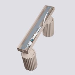 Sollux Lighting Karbon lampa podsufitowa 4x10 W kaszmirowa SL.1765