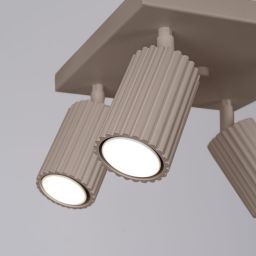 Sollux Lighting Karbon lampa podsufitowa kaszmirowa 4x10 W SL.1769