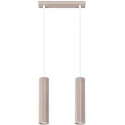 Sollux Lighting Karbon lampa wisząca 2x10 W kaszmir SL.1773