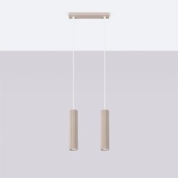 Sollux Lighting Karbon lampa wisząca 2x10 W kaszmir SL.1773