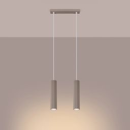 Sollux Lighting Karbon lampa wisząca 2x10 W kaszmir SL.1773