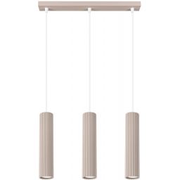 Sollux Lighting Karbon lampa wisząca 3x10 W kaszmir SL.1774