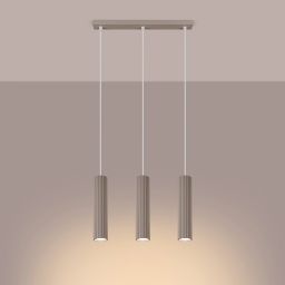 Sollux Lighting Karbon lampa wisząca 3x10 W kaszmir SL.1774