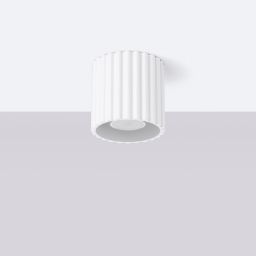Sollux Lighting Aura lampa podsufitowa 1x10 W biała SL.1782
