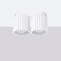 Sollux Lighting Aura lampa podsufitowa 2x10 W biała SL.1783