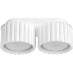 Sollux Lighting Aura lampa podsufitowa 2x10 W biała SL.1783