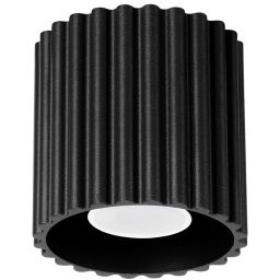 Sollux Lighting Aura lampa podsufitowa 1x10 W czarna SL.1784
