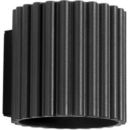 Sollux Lighting Aura kinkiet 1x10 W czarny SL.1786