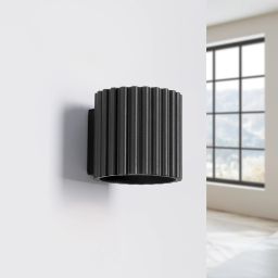 Sollux Lighting Aura kinkiet 1x10 W czarny SL.1786