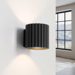 Sollux Lighting Aura kinkiet 1x10 W czarny SL.1786
