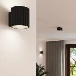 Sollux Lighting Aura lampa podsufitowa 2x10 W czarna SL.1788