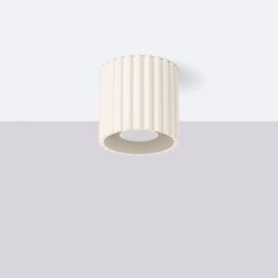 Sollux Lighting Aura lampa podsufitowa 1x10 W beżowa SL.1789