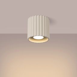 Sollux Lighting Aura lampa podsufitowa 1x10 W beżowa SL.1789