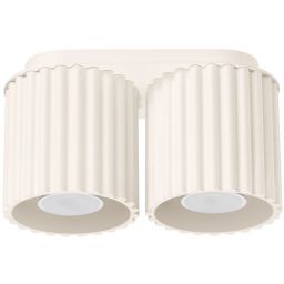 Sollux Lighting Aura lampa podsufitowa 2x10 W beżowa SL.1790