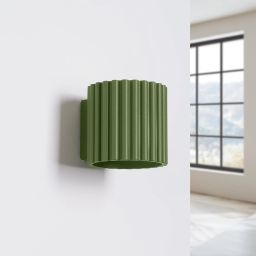 Sollux Lighting Aura kinkiet 1x10 W zielony oliwkowy SL.1796