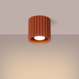 Sollux Lighting Aura lampa podsufitowa 1x10 W orcha czerwona SL.1799