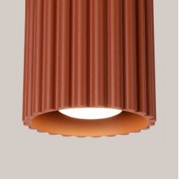 Sollux Lighting Aura lampa podsufitowa 1x10 W orcha czerwona SL.1799