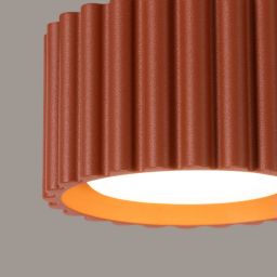 Sollux Lighting Aura lampa podsufitowa 1x10 W ochra czerwona SL.1802