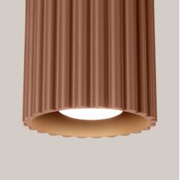 Sollux Lighting Aura lampa podsufitowa 1x10 W mocca SL.1804