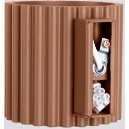Sollux Lighting Aura kinkiet 1x10 W mocca SL.1806