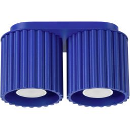 Sollux Lighting Aura lampa podsufitowa 2x10 W ultramaryna SL.1810