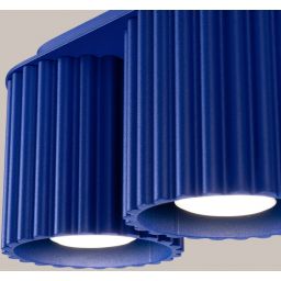 Sollux Lighting Aura lampa podsufitowa 2x10 W ultramaryna SL.1810