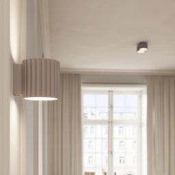 Sollux Lighting Aura lampa podsufitowa 1x10 W taupe SL.1817