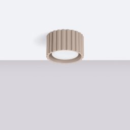 Sollux Lighting Aura lampa podsufitowa 1x10 W taupe SL.1817