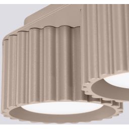 Sollux Lighting Aura lampa podsufitowa 2x10 taupe W SL.1818
