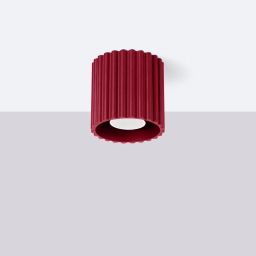 Sollux Lighting Aura lampa podsufitowa 1x10 W burgund SL.1819