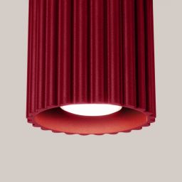 Sollux Lighting Aura lampa podsufitowa 1x10 W burgund SL.1819