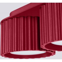 Sollux Lighting Aura lampa podsufitowa 2x10 W burgund SL.1823