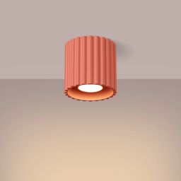 Sollux Lighting Aura lampa podsufitowa 1x10 W brzoskwiniowy SL.1824