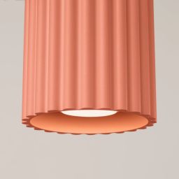 Sollux Lighting Aura lampa podsufitowa 1x10 W brzoskwiniowy SL.1824