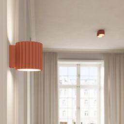 Sollux Lighting Aura lampa podsufitowa 1x10 W brzoskwiniowy SL.1827