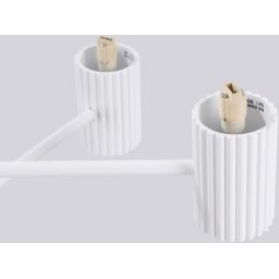 Sollux Lighting Halo lampa wisząca 6x8 W biała SL.1829