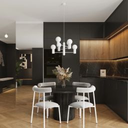 Sollux Lighting Halo lampa wisząca 6x8 W biała SL.1829