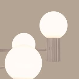 Sollux Lighting Halo lampa wisząca 6x8 W taupe SL.1836